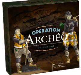 Boîte du jeu de société éducatif Opération Archéo